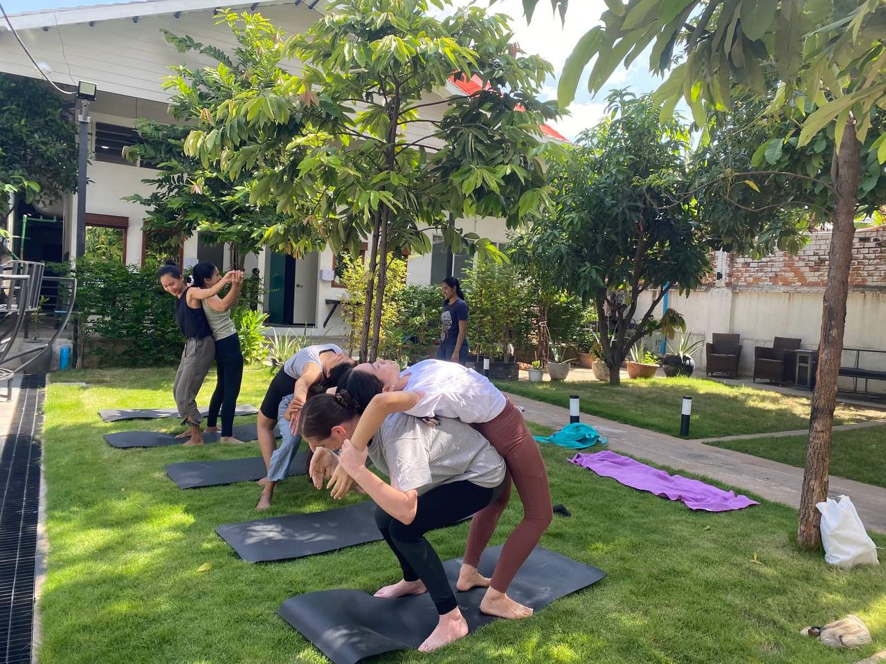Activate C3 Hostel Yoga Session